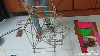 पारंपरिक आकाश कंदील तयारी