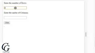 Dynamic Table with JavaScript