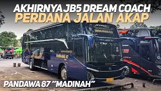 JB5 MILIK PANDAWA 87 PERDANA JALAN AKAP..!! SLEEPER BUS PANDAWA 87 