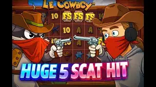HUGE 5 SCATTER HIT on Le Cowboy 🤠💥 INSANE BONUS!