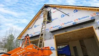 House Build- Soffit, Spray Foam, Safe N&rsquo; Sound Rockwool, Chimney