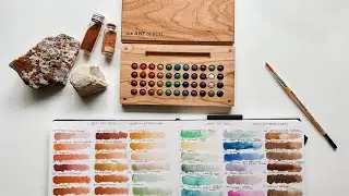 These Paints Are Made With Dirt! - Art of Soil Watercolor Swatches