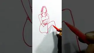 pen drawing #shorts #short video #drawing #pencil art #art #live art #sketch 😍