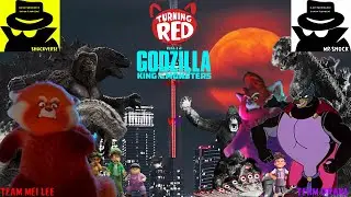 Turning Red Meets Godzilla: King Of The Monsters Finale