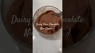 Chocolate Nice Cream Recipe (Super Simple, Healthy & Dairy Free) #nicecream #dairyfree #veganrecipes