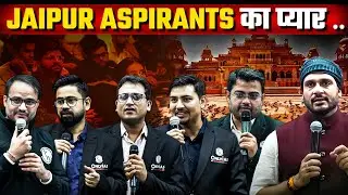 Meetup with Jaipur Aspirants! ❤️ Unexpected Love | PW OnlyIAS Jaipur