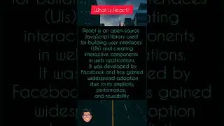 what is react? #coding #interviewquestions #reactjs #react