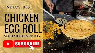 They are serving thousands of chicken rolls every day | Indian street food | @khanapina878
