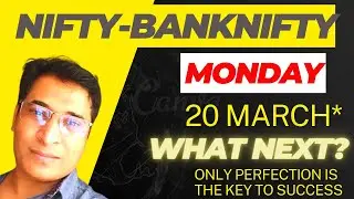 NIFTY | BANKNIFTY PREDICTION FOR 20  MARCH⚡️POWER GANN LEVELS 💪
