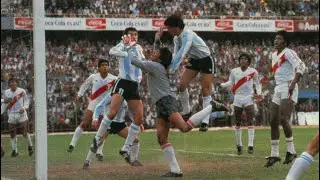 PERU 1 : 0 ARGENTINA  - ELIMINATORIAS MEXICO 86 ( resumen)