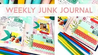 JUNK JOURNALING | Weekly Junk Journal | Journal & Chat With Me