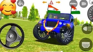 😎 Dollar ( Song ) Modified Mahindra Thar Car Games: Indian Cars simulator game || (Gadi wala game) 