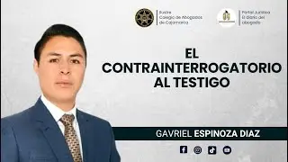 EL CONTRAINTERROGATORIO AL PERITO - GRAVIEL ESPINOZA DÍAZ