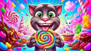 Talking Tom & the Giant Gummy Bear! 🍬😱 Sugar Rush Chaos | Funny Talking Tom Animation