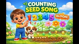 The Counting Garden | Counting Song 1&ndash;8 for Kids | learning songs for kids