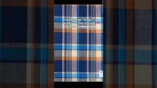 Retro Madras Plaid Fabric for #dressmaking #costumedesign #sewistsofinstagram #plaid #preppyfashion