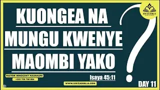 #LIVE: ZUNGUMZA NA MUNGU KWENYE SALA YA USIKU // DAY 11