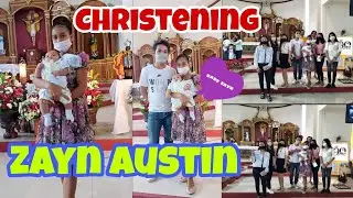 Christening | Baby Zayn Austin saya ng binyagan daming handa🎉🎊🎉✨