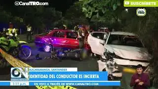 Conductor pr&oacute;fugo en Bucaramanga podr&iacute;a ser procesado penalmente