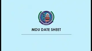 How to check Exam date datesheet of Examination MDU Rohtak