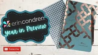 Erin Condren Year in Preview petite planner | Review | First Look #erincondren