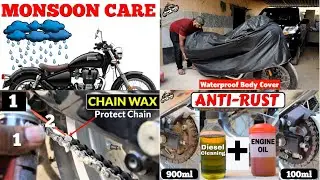 5 Simple Bike Hacks for Monsoon Season | Anti Rust Homemade - Rain Care