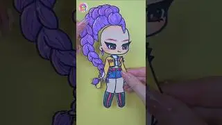 Kpop demon hunters Rumi Gacha Drawing #diycrafts #shorts