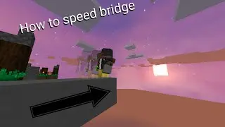 How to speed bridge in minecraft (1 minute tutorial)