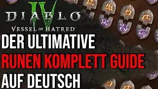 Diablo 4 - Der Ultimative Runen komplett Guide - Deutsch | Alles was du wissen musst |Tipps & Tricks