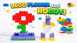 LEGO Flower and Robot Build