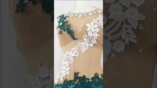 How to glue rhinestones on fabric #dancesport #bellydance #ballroomdress  #diycosplay #rhinestones