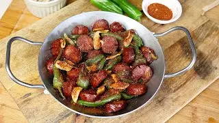 🔥 Portuguese Chouri&ccedil;o & Padron Peppers | Quick & Easy Petisco Recipe