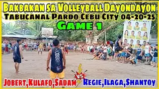 Game1:Bakbakan sa Tabucanal Pardo Cebu City.Team Jobert,Kulafo,Sadam Vs.Team Regie,Ilaga,Shantoy.