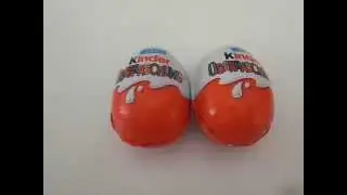 2017 Christmas Kinder Mix - Maxi Egg & Surprise Eggs + Box Toy Figure Unboxing 2017 2018
