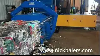 Full automatic horizontal Baler with lifting door