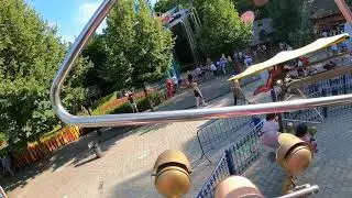Onride: 'De vliegende fietsen' 🦸🏼‍♀️ HD/POV 2021 - Plopsa Coo