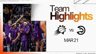 Six players score in double figures in the Phoenix Suns 128-115 win over the Atlanta Hawks.