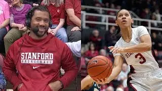 Russell Wilson enjoys cheering for his sister Anna on The Farm