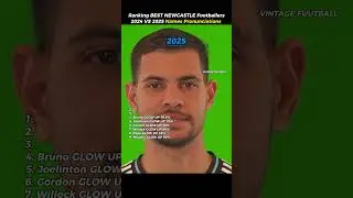 Ranking BEST NEWCASTLE Footballers 2024 vs 2025 Names Pronunciations