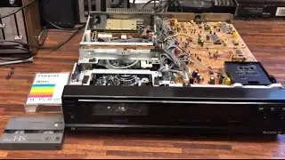 SONY EV-A 200 PS Video 8 nach Reparatur ein Testlauf Baujahr 1988￼