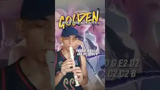 Golden Huntrix- Recorder Tutorial #kpopdemonhunters #kpop #huntrix #recorder #tutorial #golden
