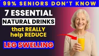 SENIORS, TOP 7 Natural Drinks That REALLY Help Reduce Leg Swelling | Senior Health Master 247