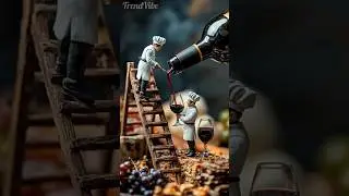 🍇➡️🍷 The Art of Winemaking from Grapes AI generate #shorts #winemaking