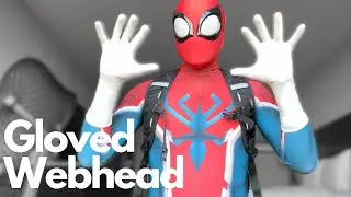 Spider Man Wears Tight Surgical Gloves