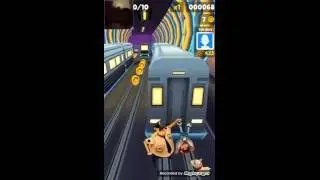 mike tube awsome playing subway surf in veges !!