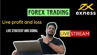 Live Breakout trading| profit & loss| My FOREX Portfolio | EXNESS | Mourry vlog
