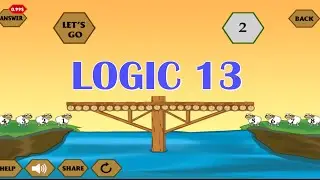 River Crossing IQ Game - Logic 13