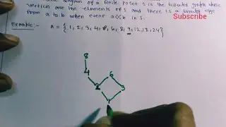 Hasse Diagram with Example (Discrete Mathematics) Order relation & Lattice