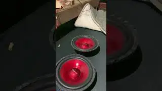 Double 8 inch speaker sound testing