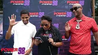 Power 98 Block Party Shelby 2024 5IVE MICS Interview with Ms. Jessica The Girl Next Door